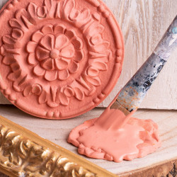 chalk pittura per mobili colore salmone