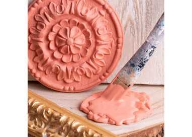 chalk pittura per mobili colore salmone