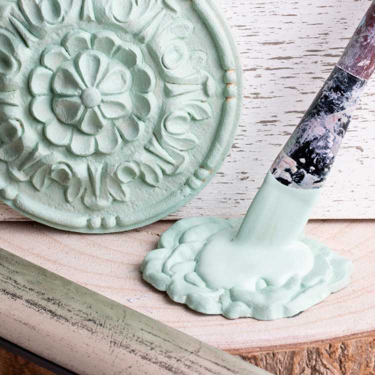 chalk pittura per mobili colore menta