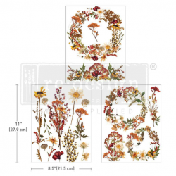 redesign transfer redesign dried wildflowers