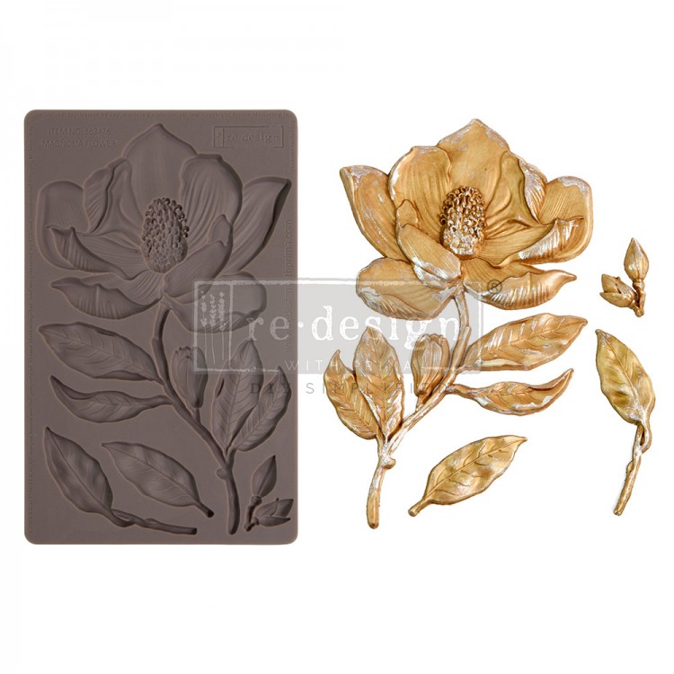 redesign stampo in silicone magnolia flower