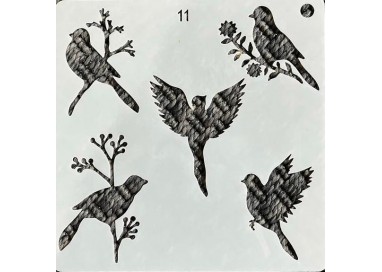 stencil bird 11