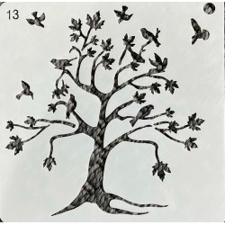 stencil bird 13
