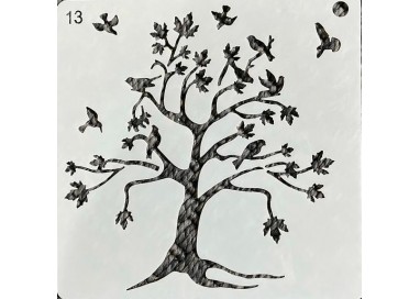 stencil bird 13