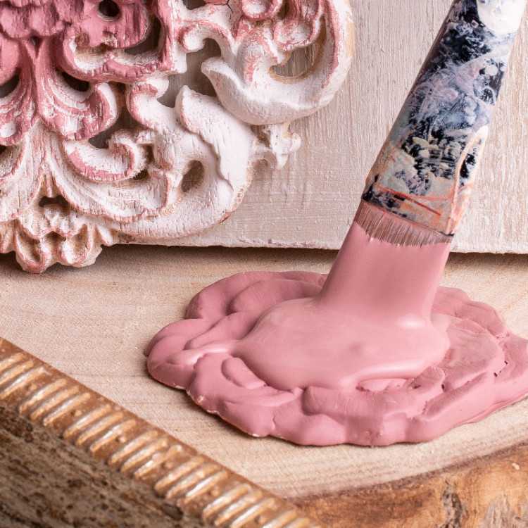 chalk pittura per mobili colore rosa velluto